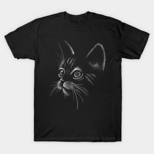 face cat t-shirt gift T-Shirt